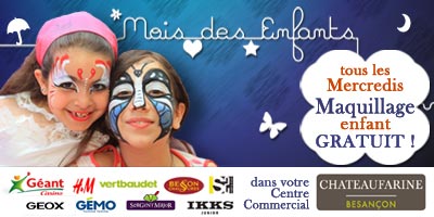 Mois des Enfants au Centre Commercial Chateaufarine