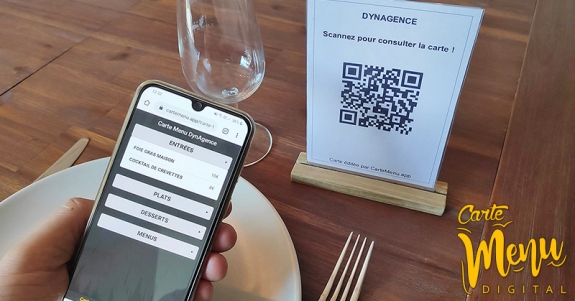 Menu QR code restaurants