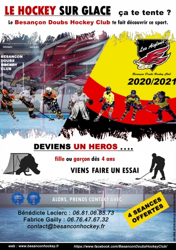 Viens Jouer au Hockey sur Glace