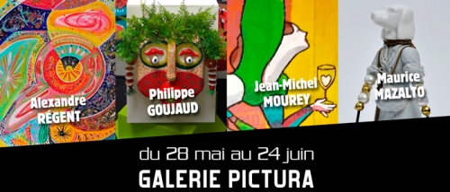 Exposition du mois de juin à la Galerie Pictura