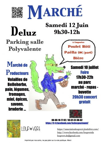 Marché de Deluz