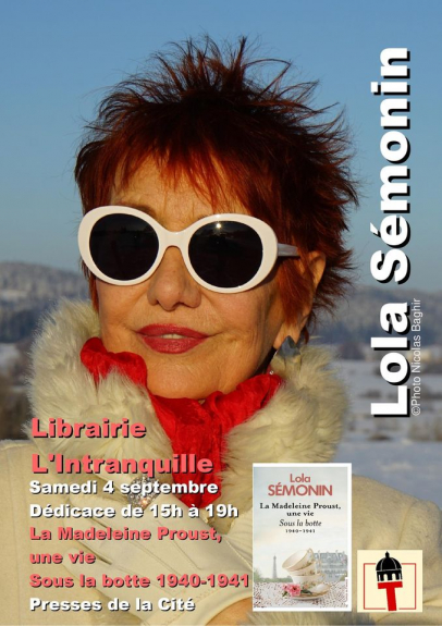 Dédicace avec Lola Sémonin - La Madeleine Proust
