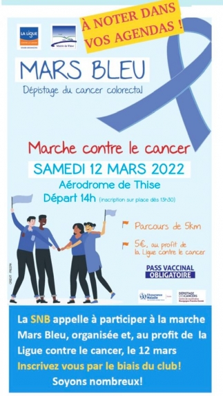 Mars Bleu contre le cancer