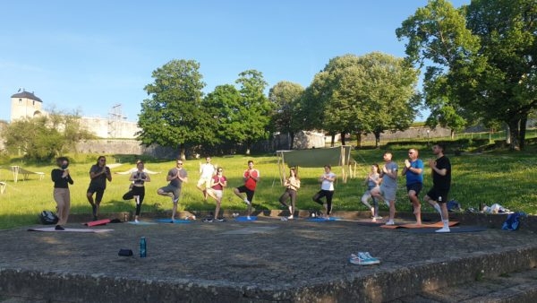 Cours de yoga à la Citadelle