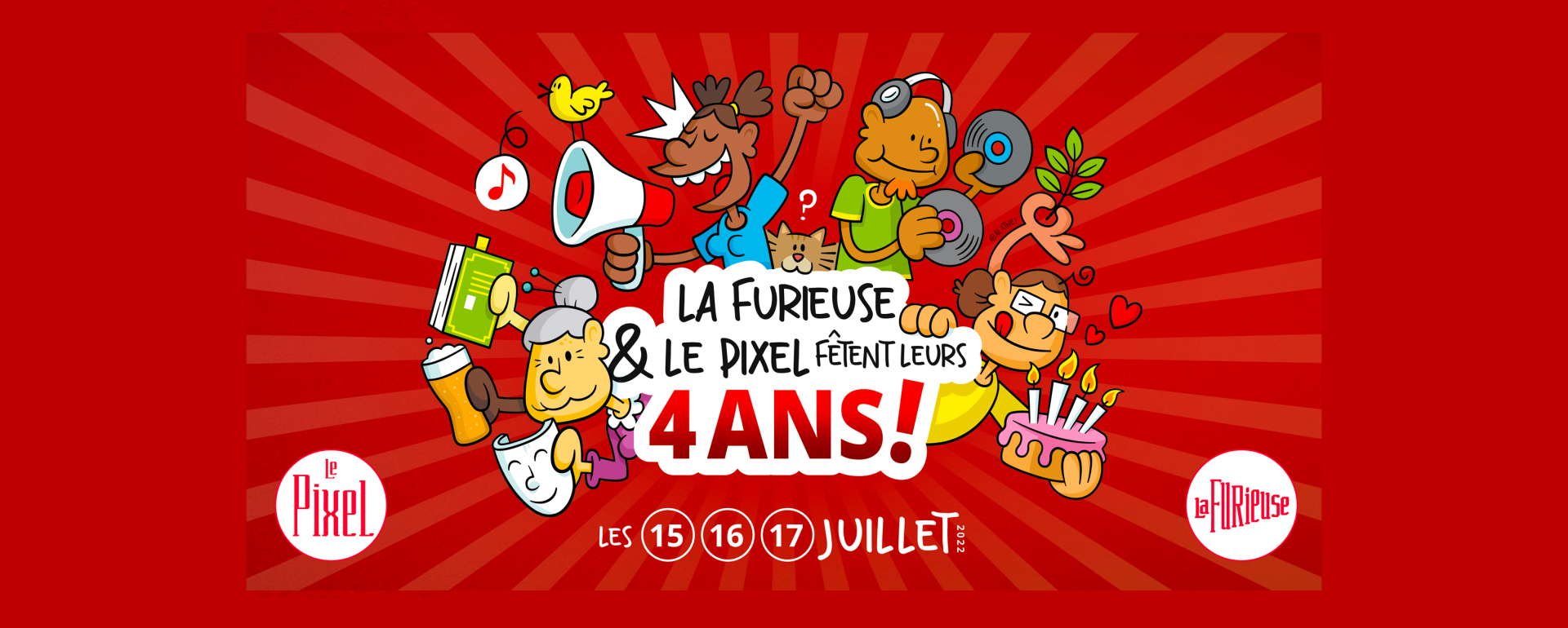 La Furieuse & Le Pixel ont 4 ans !