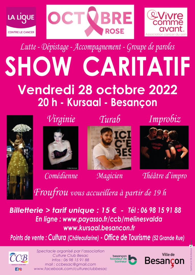 OCTOBRE ROSE - SHOW CARITATIF