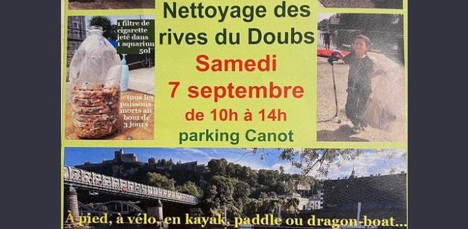 Nettoyage des Rives du Doubs