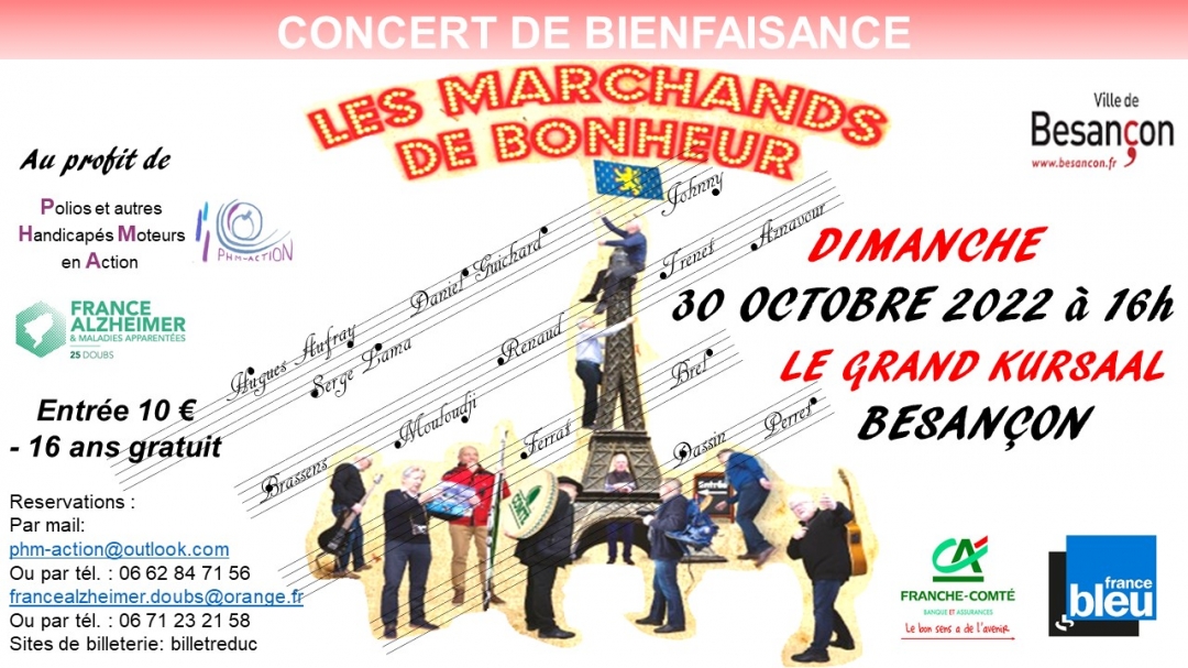 Concert Les Marchands de Bonheur