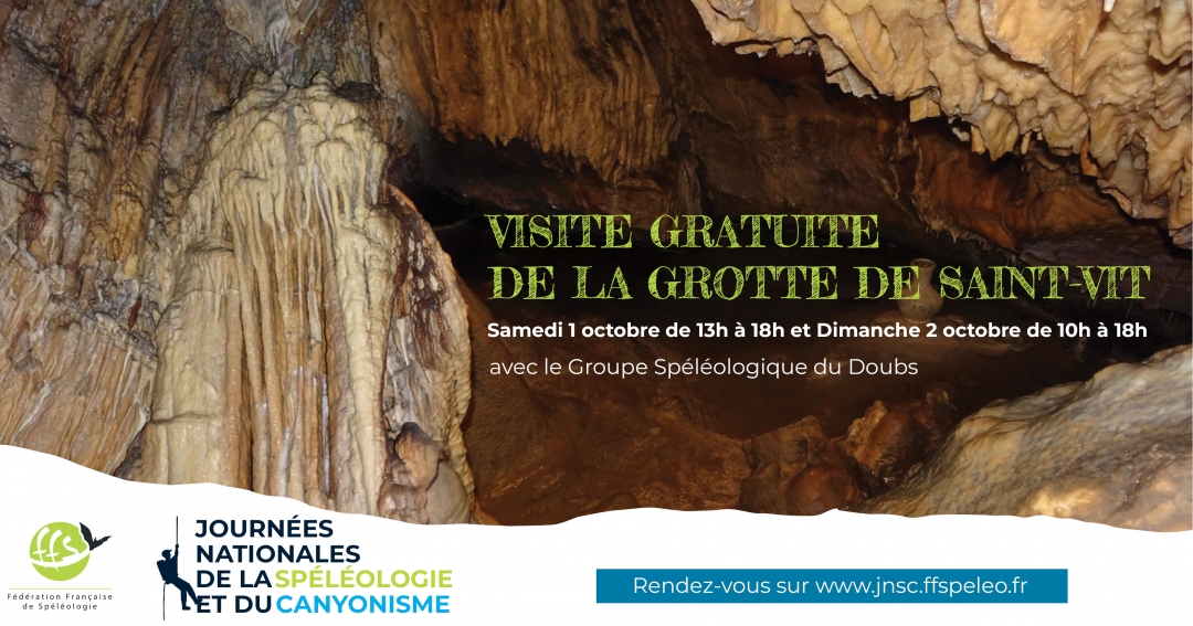 Visite gratuite de la grotte de St-Vit