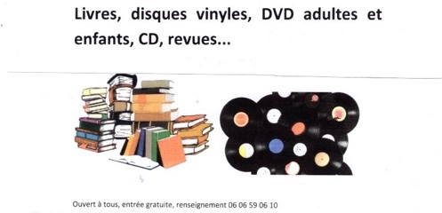 Vente de livres, DVD, CD, Disques