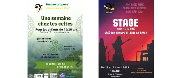 AMUSO propose -Vacances en Zik-