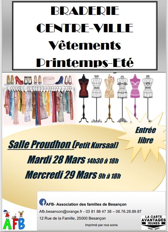 GRANDE BRADERIE de Printemps