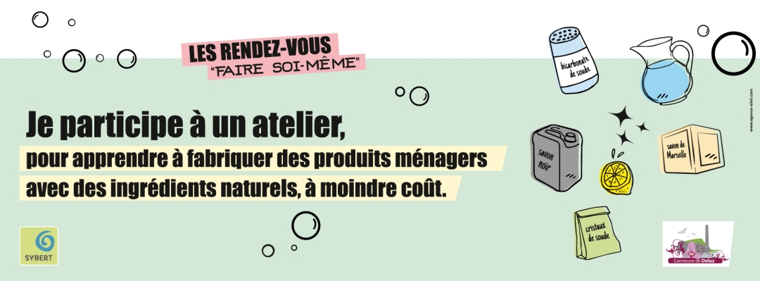 Atelier fabrication de produits ménagers