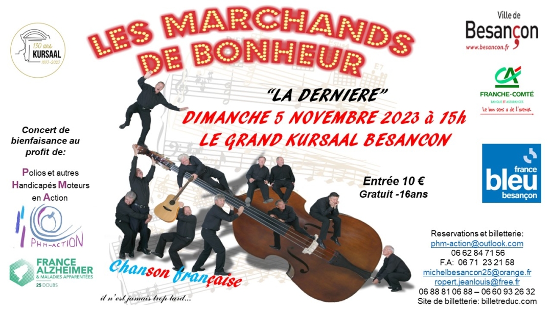 Concert Les Marchands de Bonheur