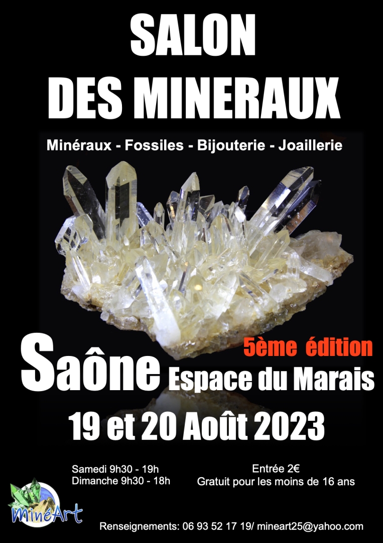 Salon des Minéraux, fossiles et Bijoux