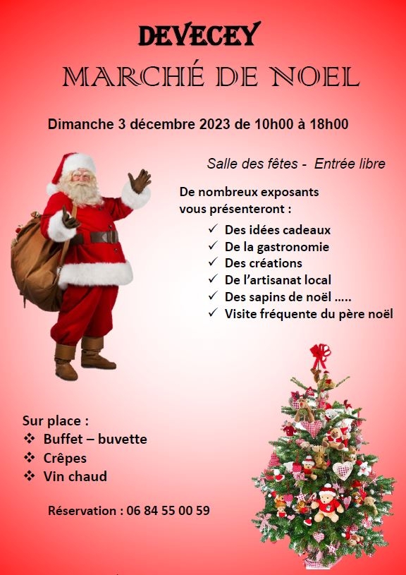 Marché de noël de Devecey