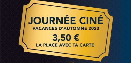 Journées ciné avec la Carte Avantages Jeunes