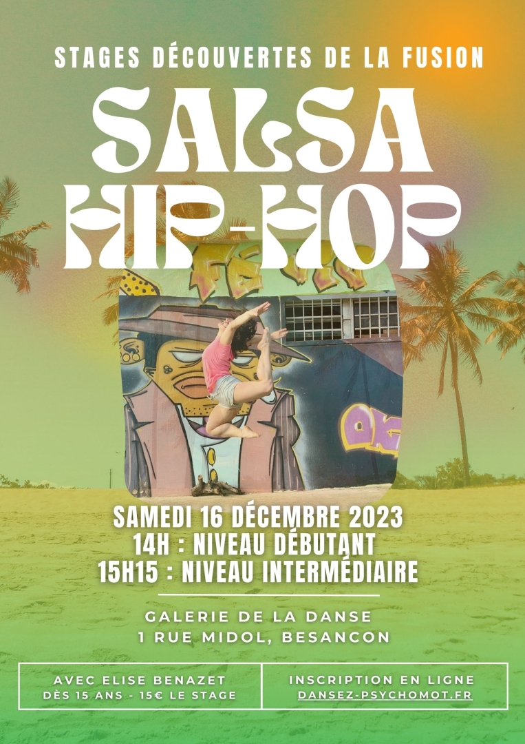 Stage de danse Salsa Hip-hop