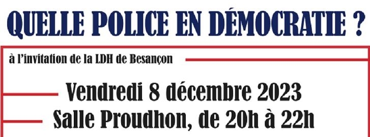 Quelle police en démocratie ?