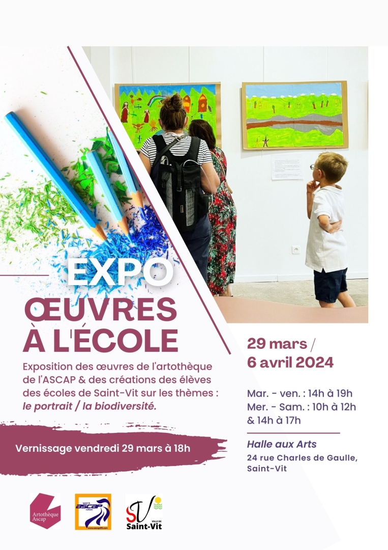 Exposition Œuvres à l’école