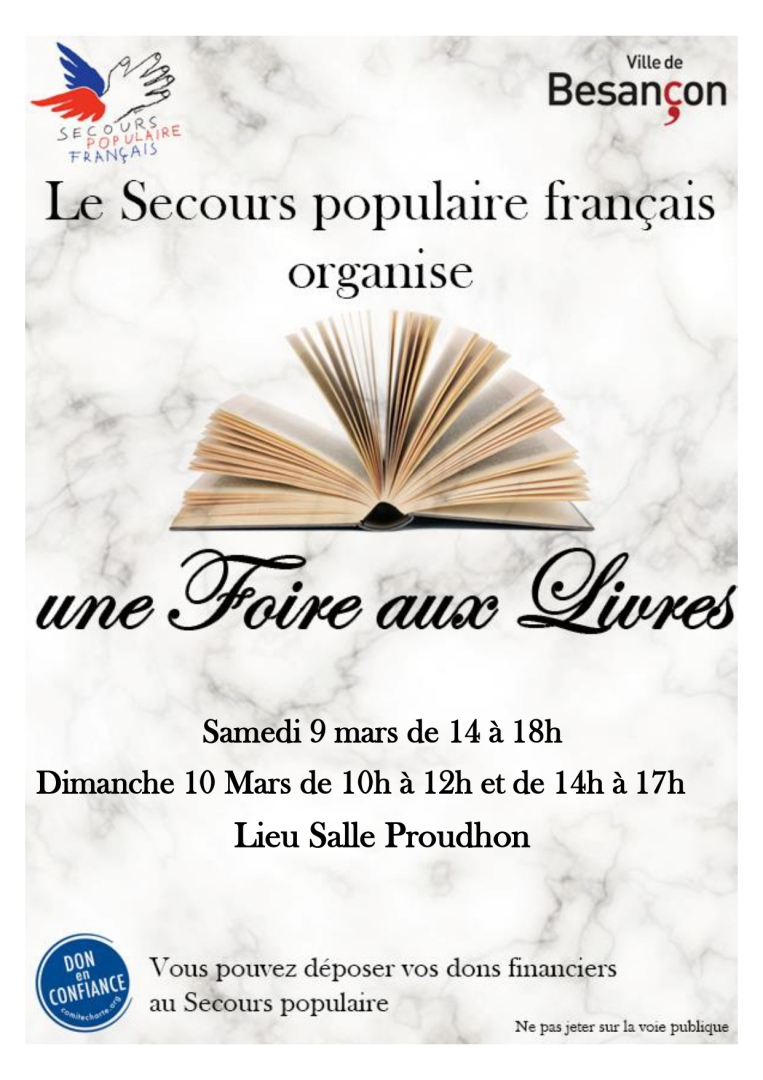 Foire aux Livres du Secours Populaire