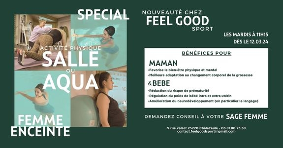 Cours adaptés GROSSESSE & POST PARTUM