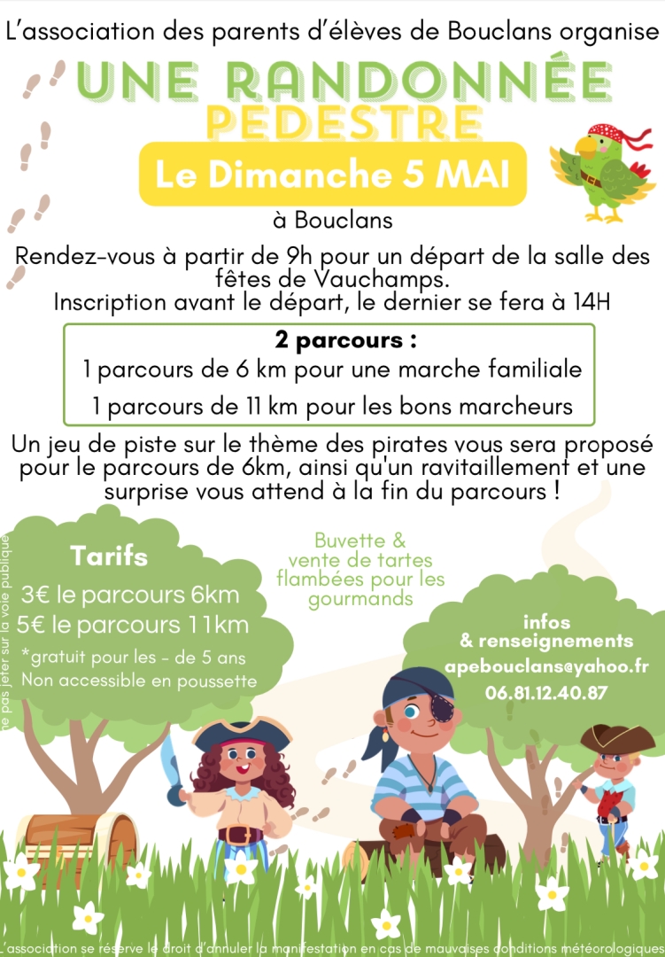 Marché organisée par l’APE de Bouclans