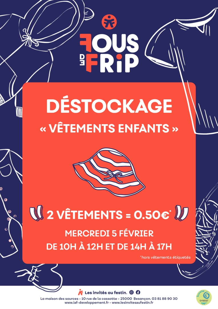 Déstockage vêtements enfants