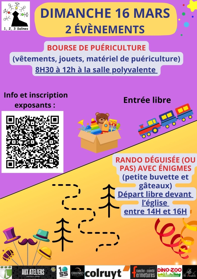 Bourse Puériculture de 1,2,3 Salines