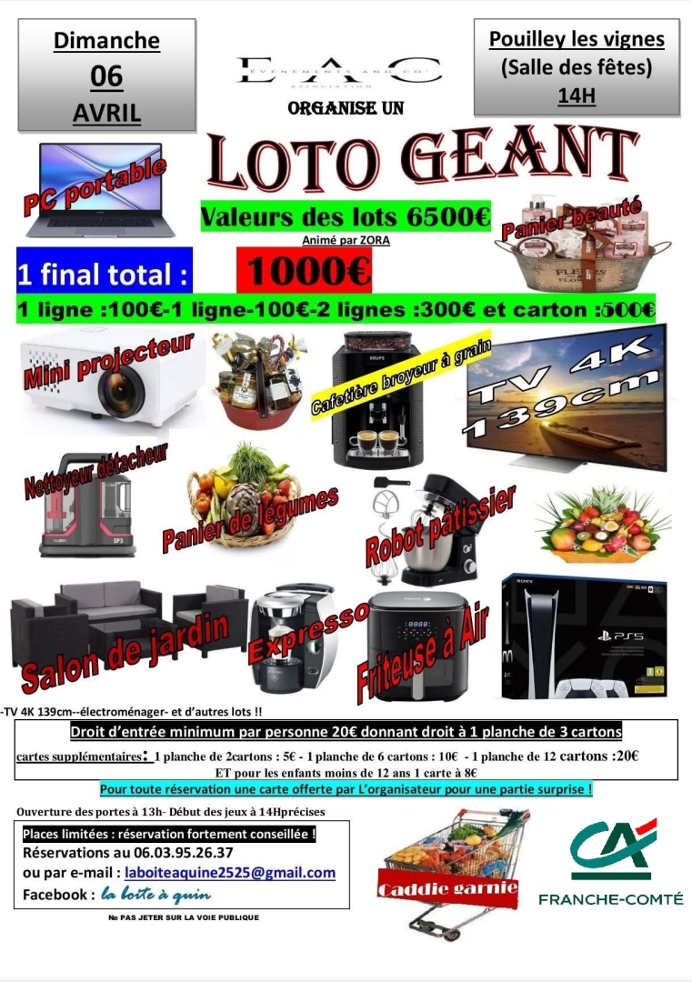 Super LOTO Pouilley Les Vignes