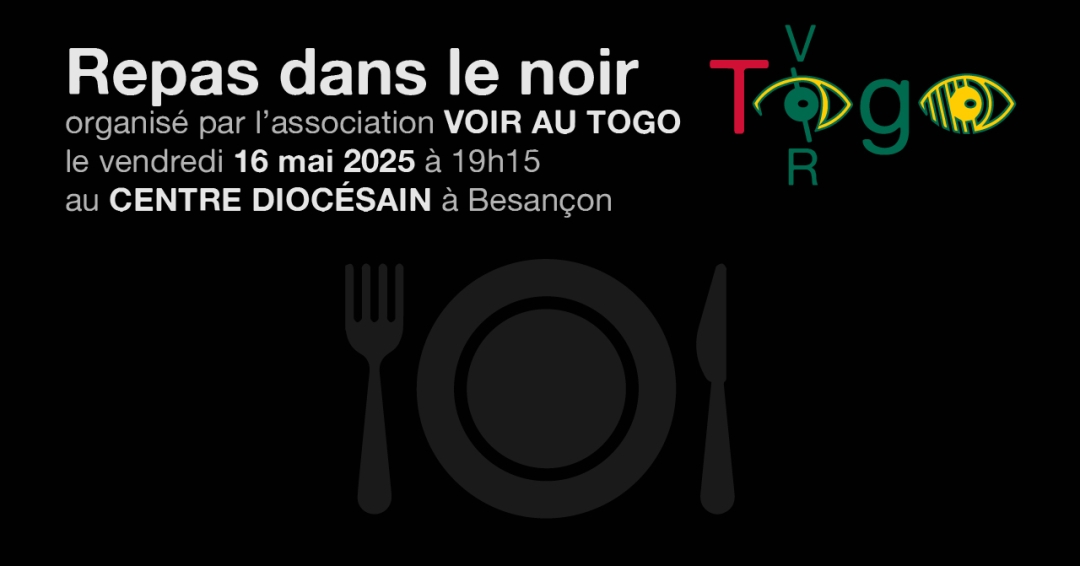 Repas dans le noir par Voir Au Togo