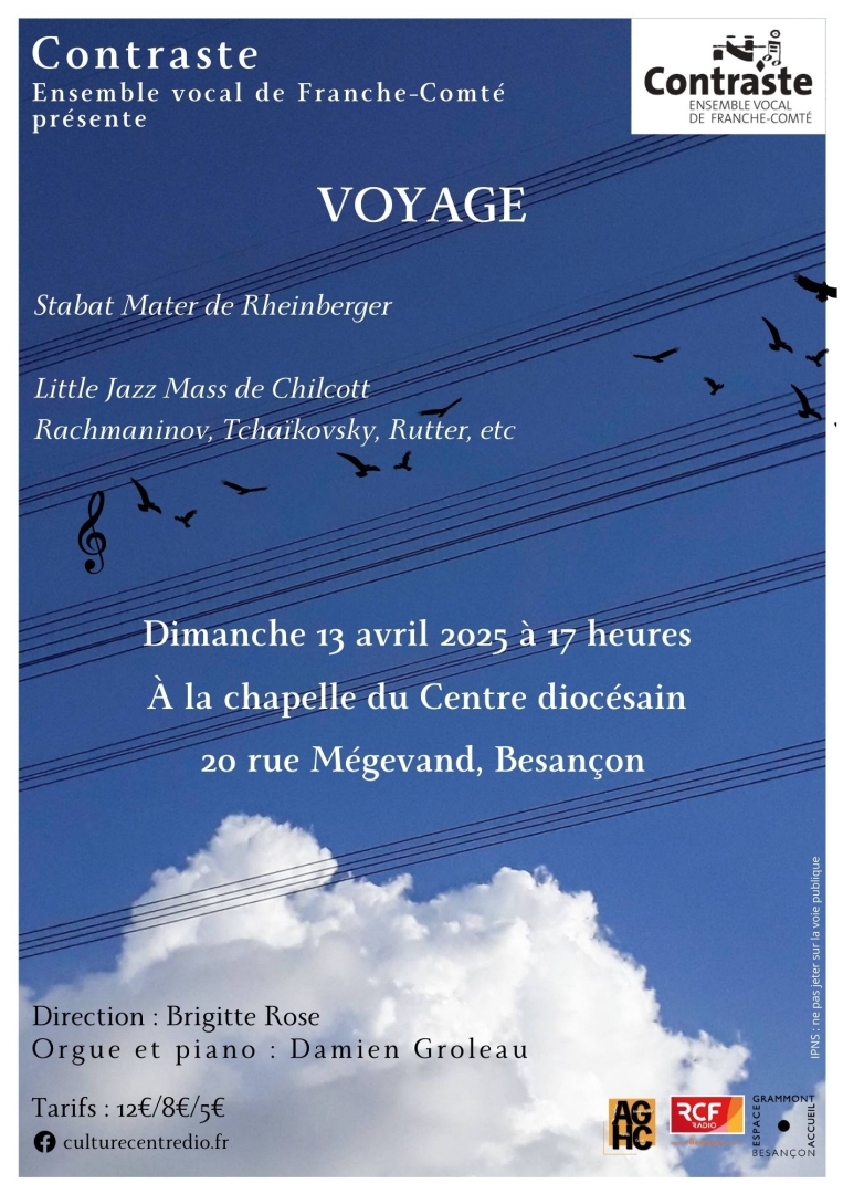 Voyages - Contraste, ensemble vocal de Franche-Comté