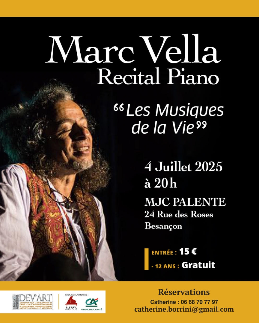 Récital Marc Vella 