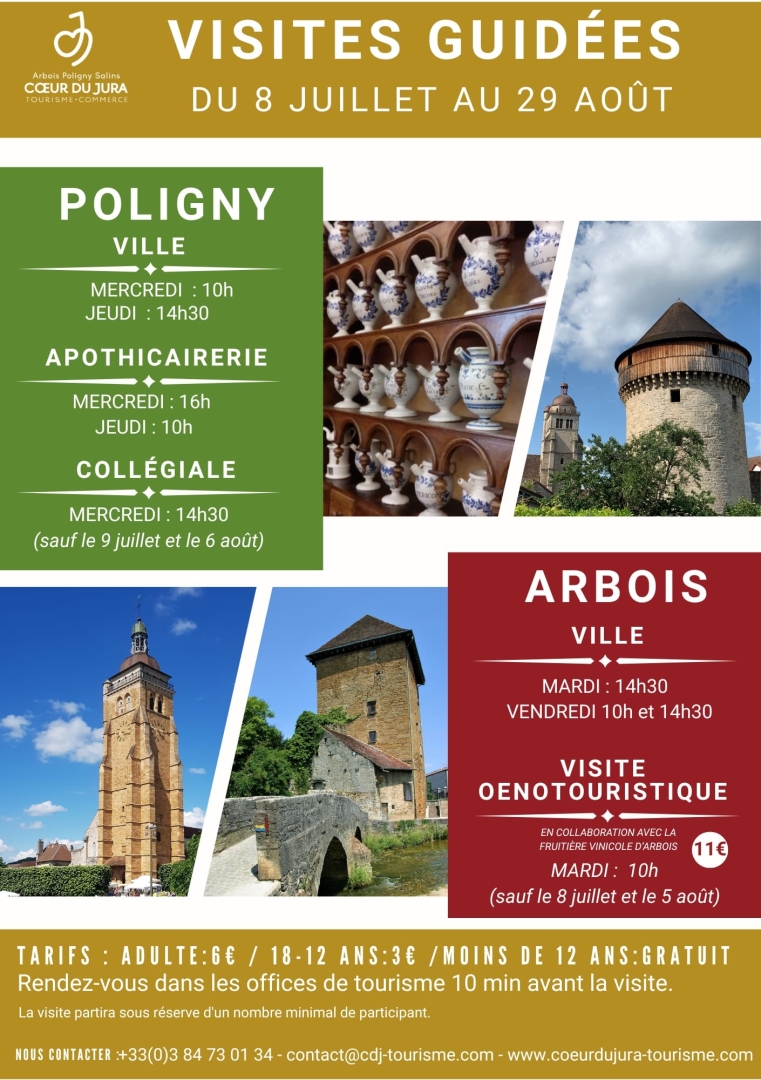 Visite de l'apothicairerie de Poligny