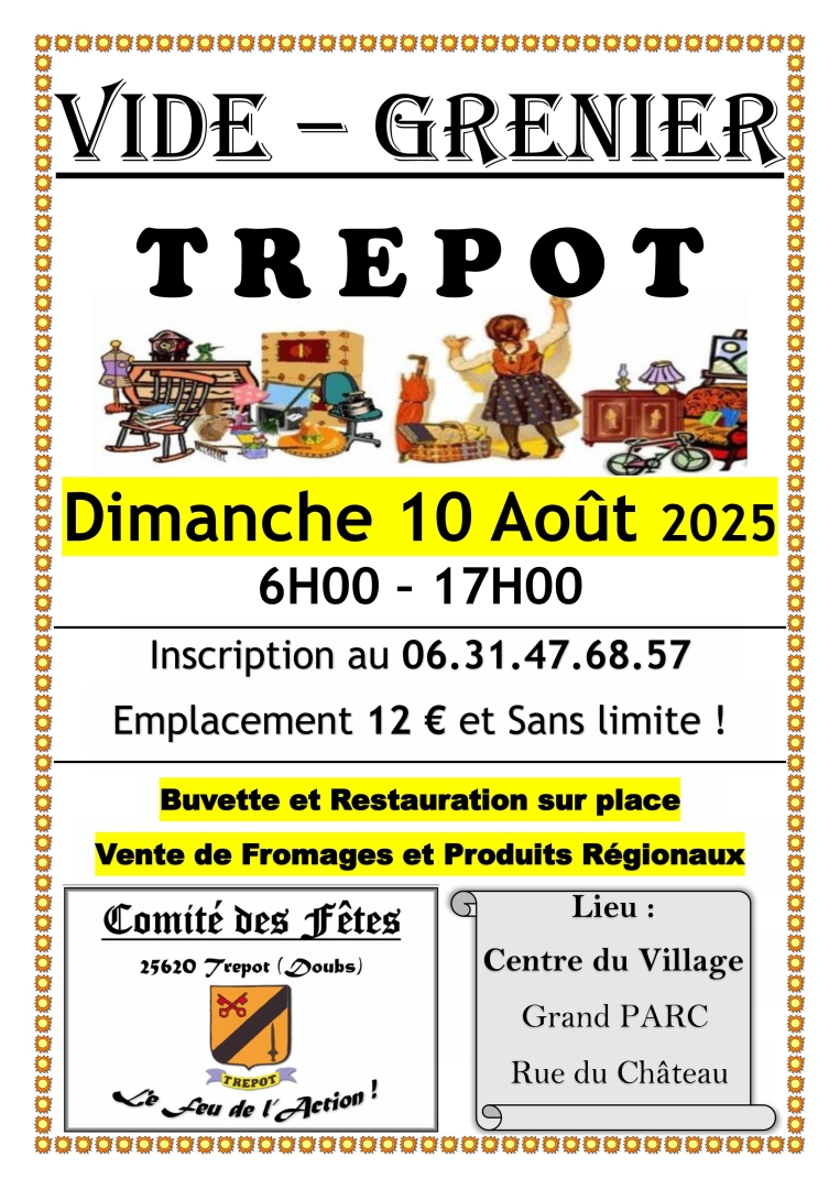 VIDE - GRENIER de TREPOT 4e Édition