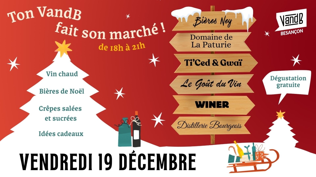 VandB fait son Marché de Noël !!
