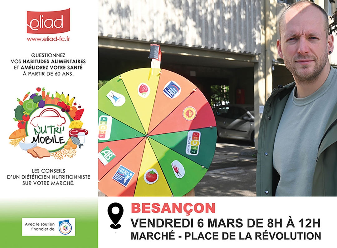 Étape de la Nutri'Mobile à Besançon