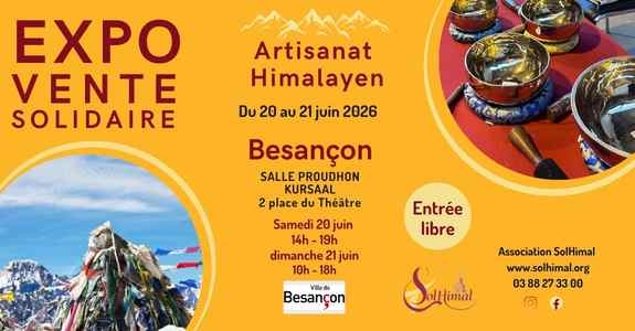 Exposition-vente d'artisanat himalayen