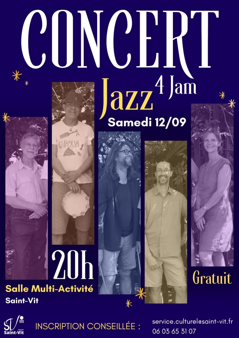 CONCERT DE JAZZ PAR 4 JAM