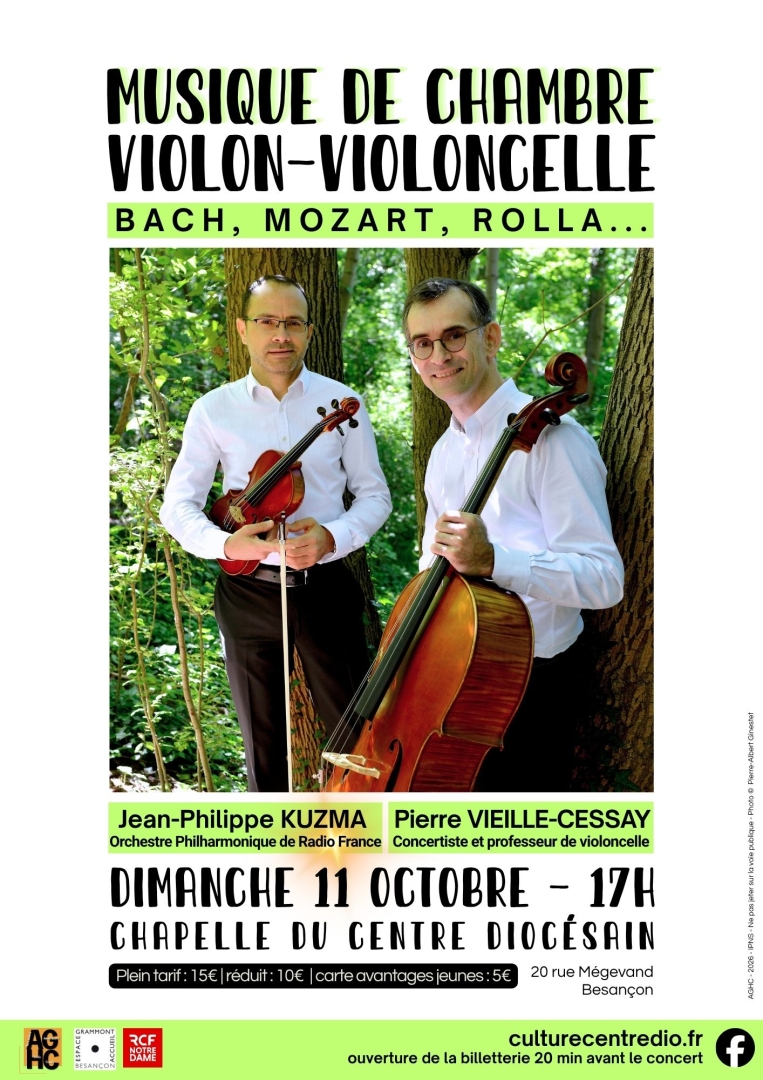 CONCERT : Musique de chambre – Duo violo