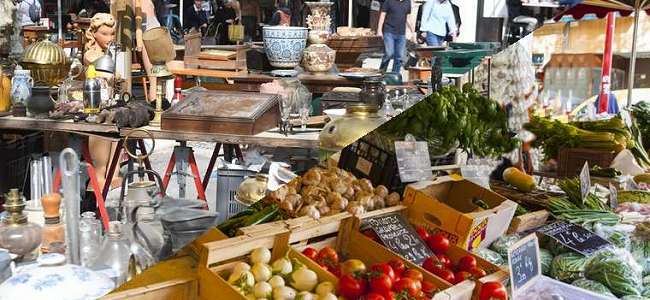 Vide greniers et marchés à Besançon