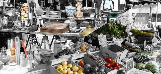 Vide greniers et marchés à Besançon